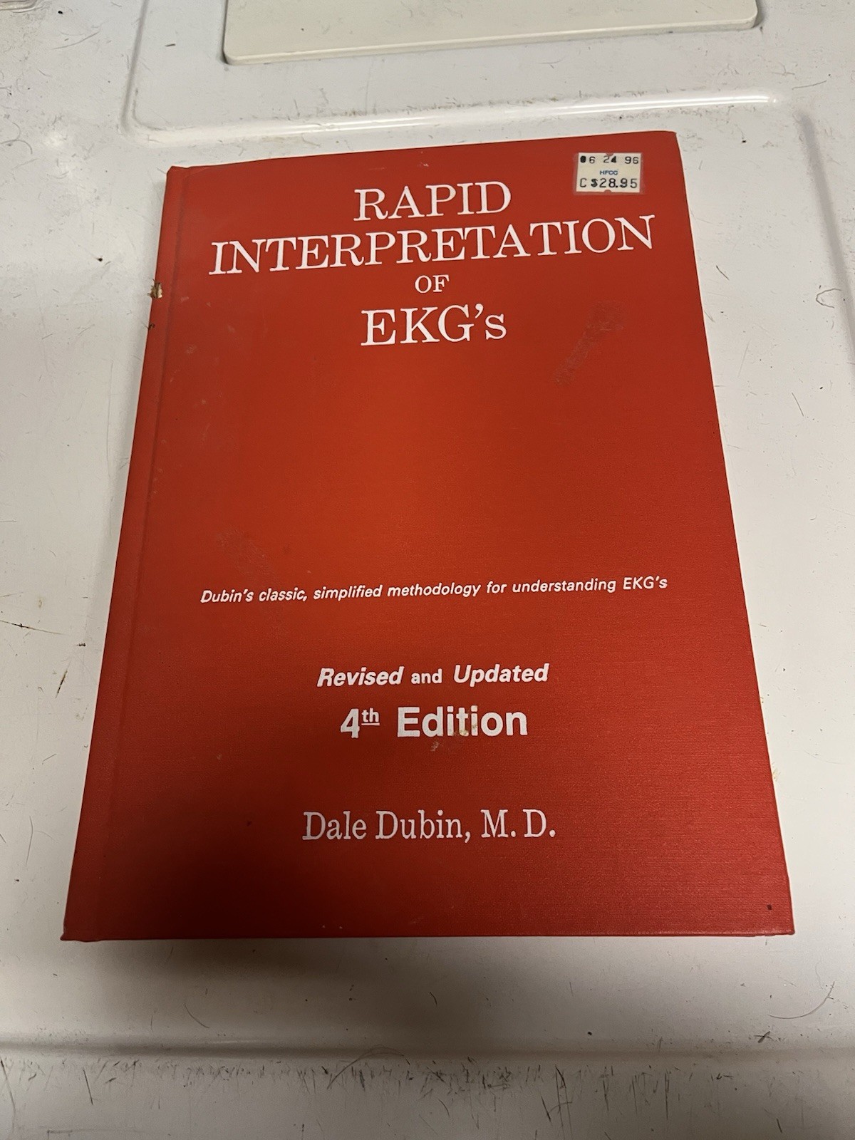 Rapid Interpretation of EKG’s by Dale B. Dubin Hardcover