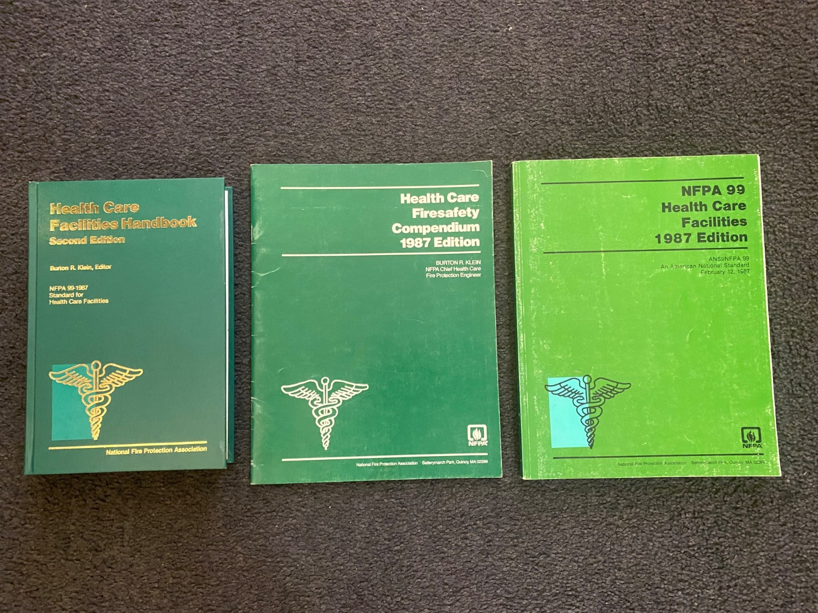 NFPA 99 Health Care Facilities Handbook 1987 E Lot 3 Fire Protection Engineering