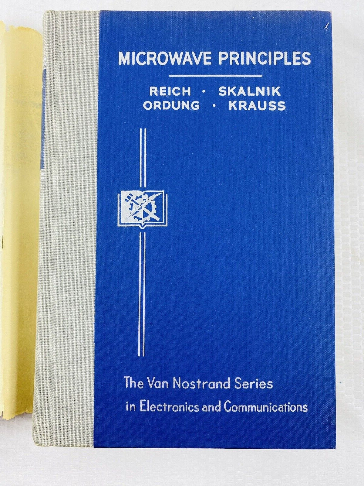 Microwave Principles The Van Nostrand Series 1960 Reich Skalnik Ordung Krause HC