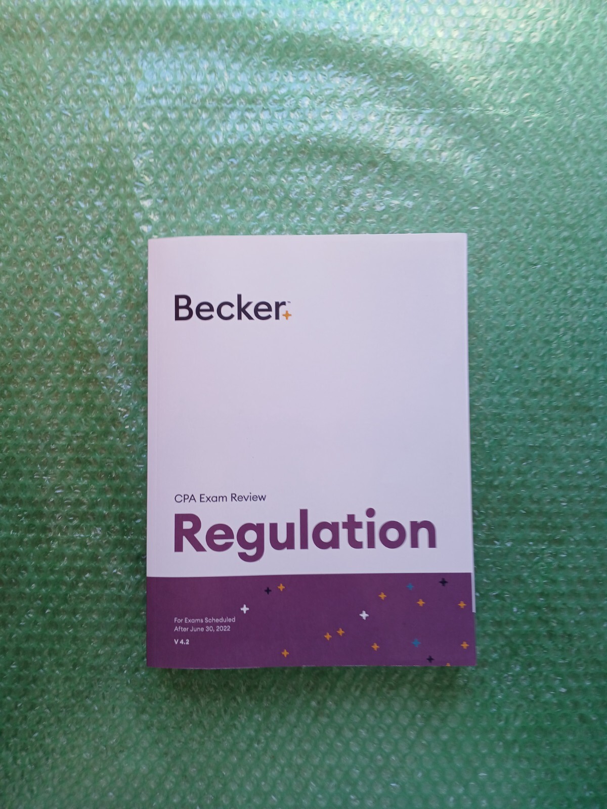 Becker Professional Education CPA Exam Review – V 4.2 Regulation Textbook by…