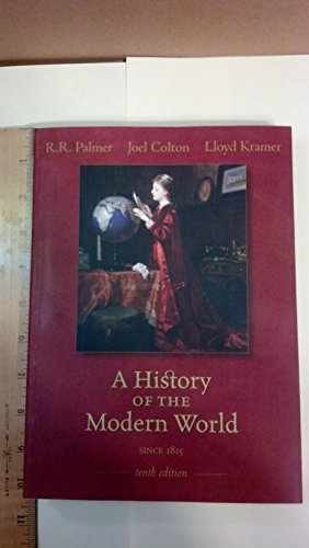 A History of the Modern World Since – Paperback, by Palmer R. R.; – Very Good