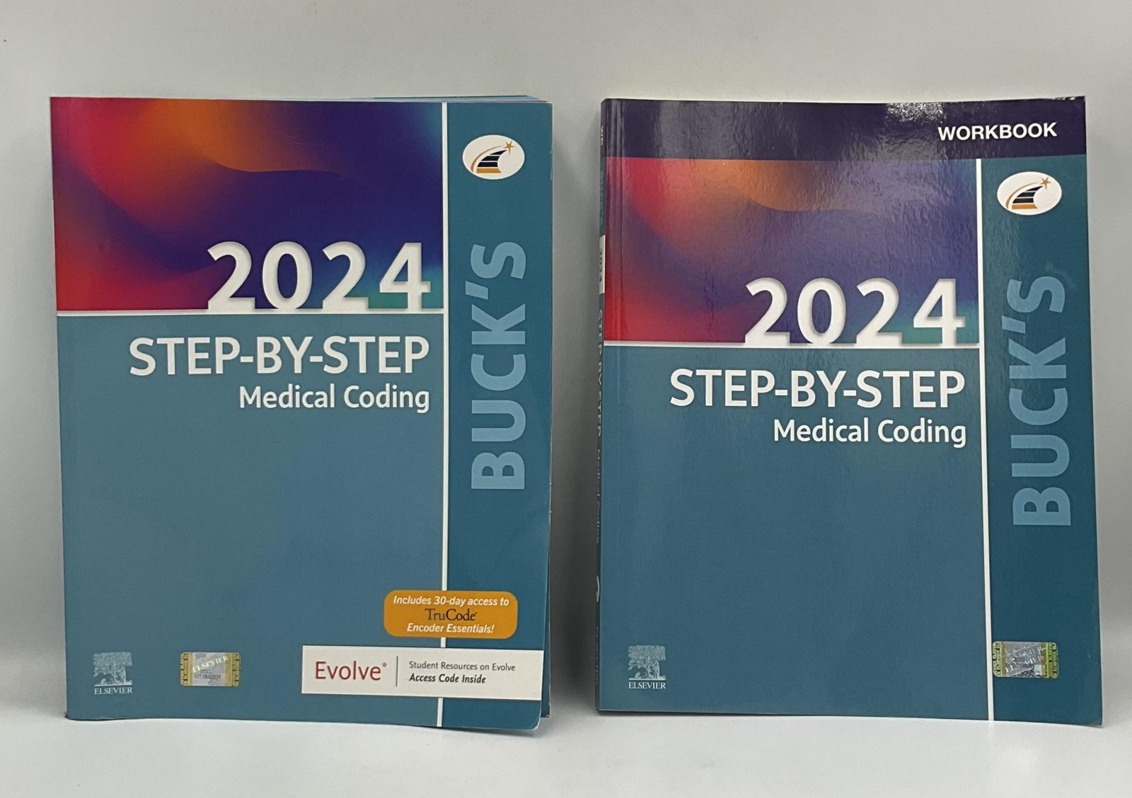 BUCK’S Carol J. Buck PB 2024 Elsevier Blue Step-by-Step Medical Coding USA