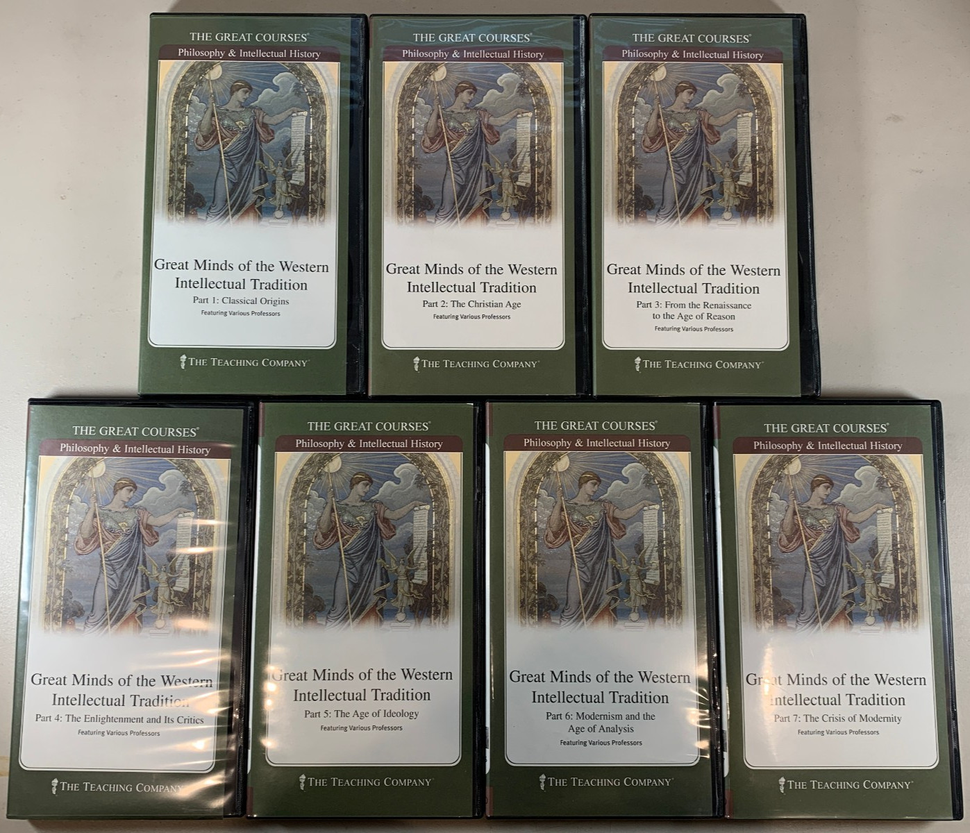 Great Courses Great Minds of the Western Intellectual Tradition DVD/Book Set 1-7