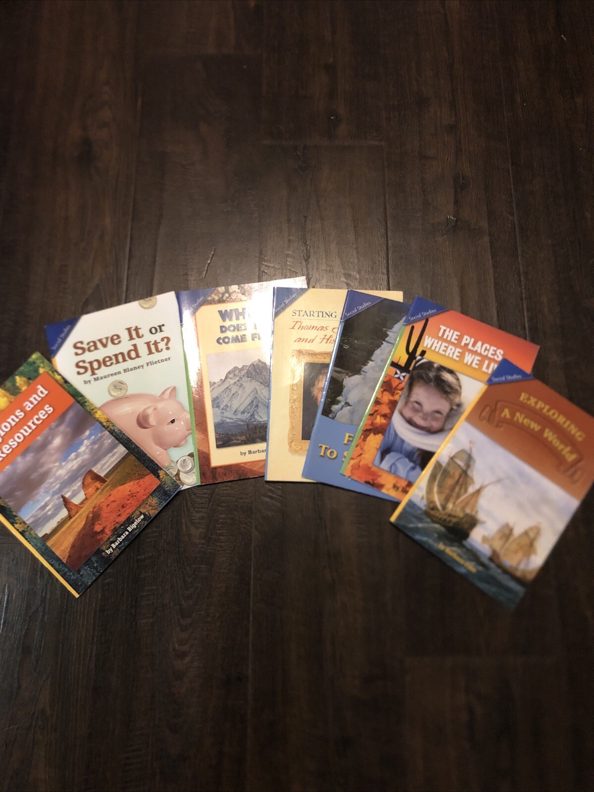 Lot Of 7 Social Studies Homeschool Readers Scott Foresman