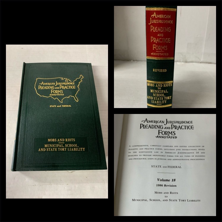 American Jurisprudence Pleading And Practice Forms Annotated 1986-Volume 18