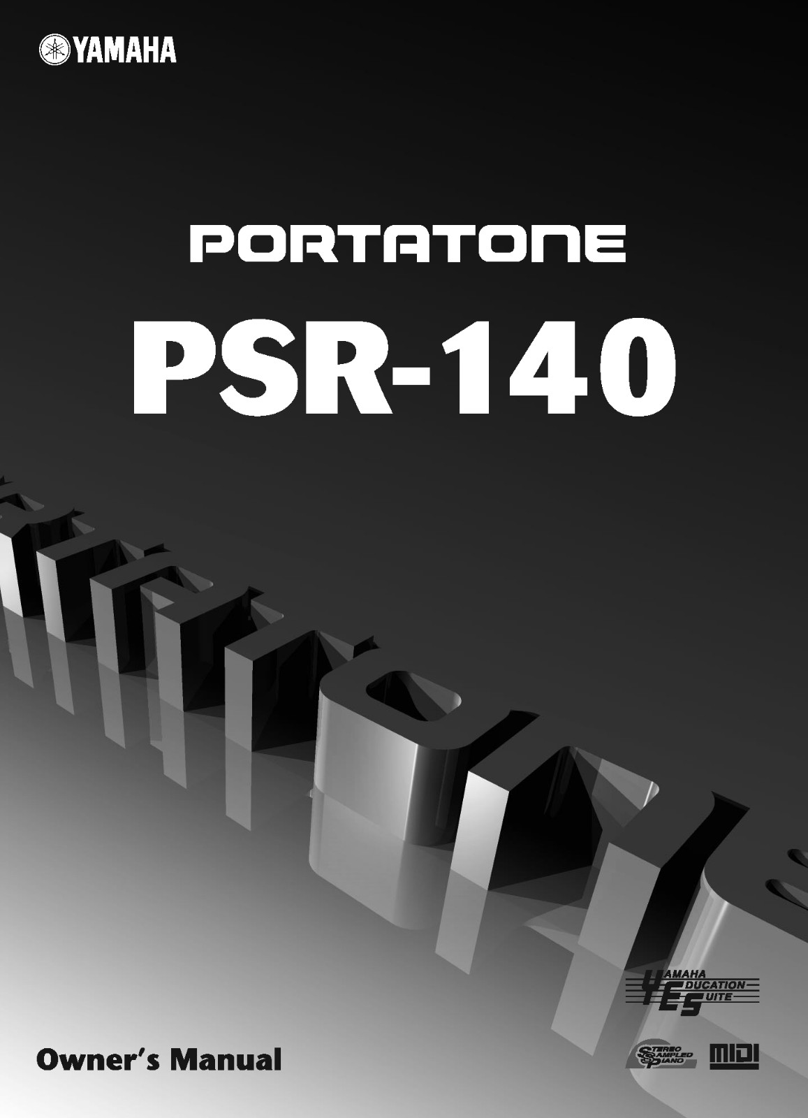 Yamaha PSR-140 Instruction Manual: 52 Pages & Protective Covers!