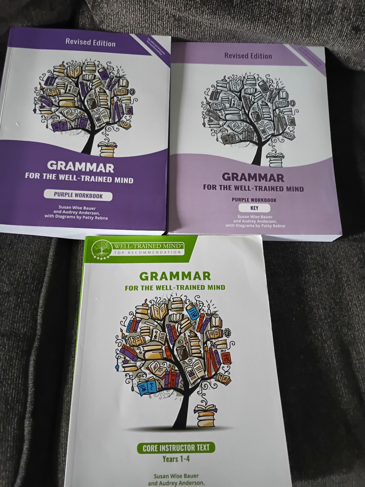 Grammar for the Well-Trained Mind Lot 3/Core Instructor Text/Workbook/Answer Key