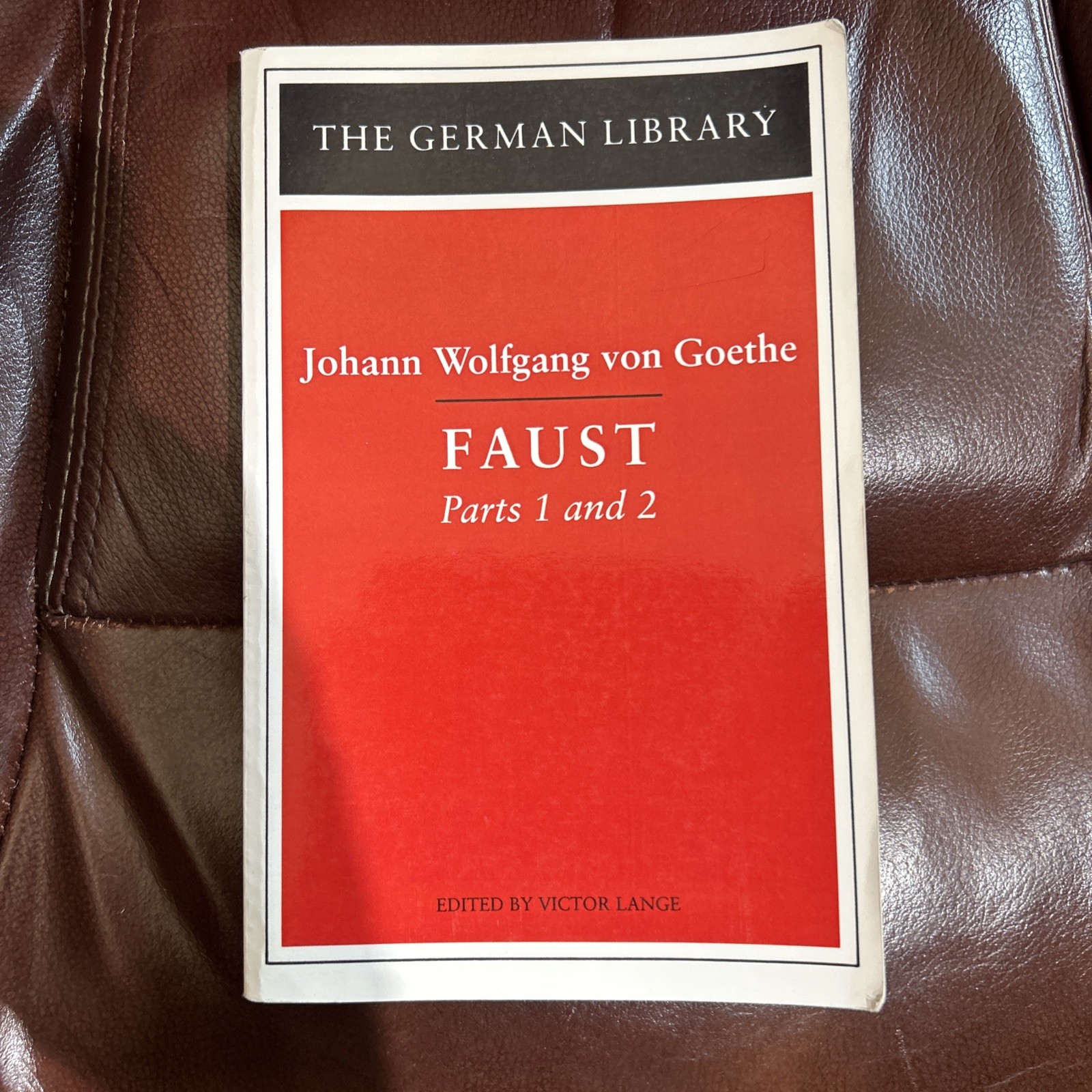 Johann Wolfgang Von Goethe : Faust, Parts 1 and 2, Paperback by Lange, Victor…