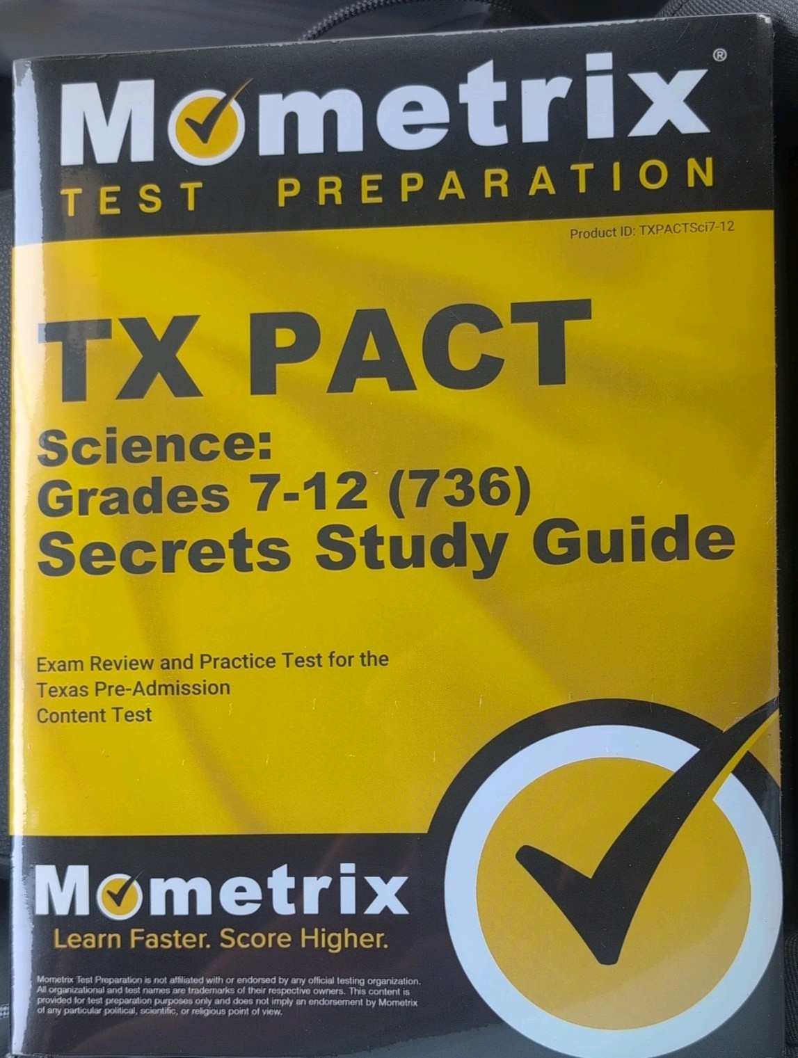 TX Pact Science: Grades 7-12 (736) Secrets Study Guide: Exam Review and Practice