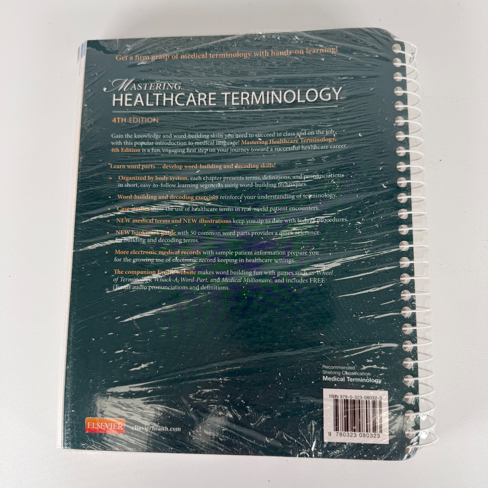 Mastering Healthcare Terminology – Spiral Bound Spiral Betsy J. S BRAND NEW