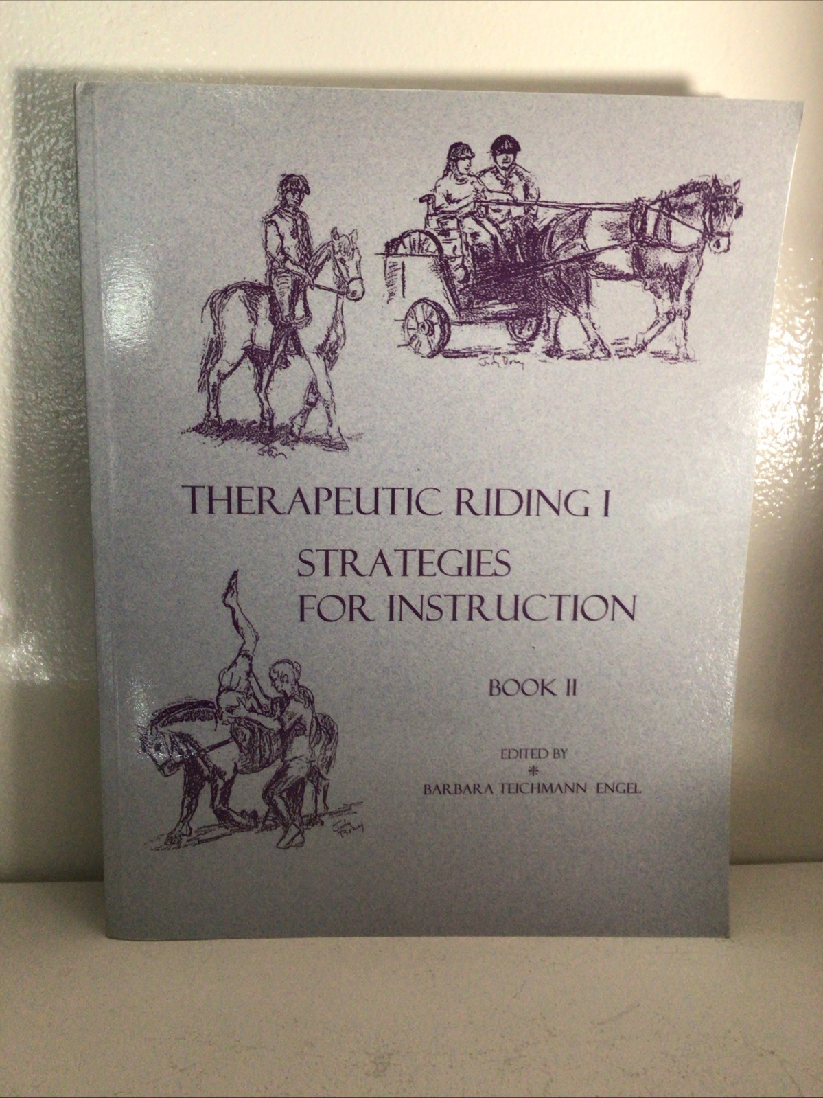 Therapeutic Riding Book II Strategies for Instruction, PB Engel, VG+