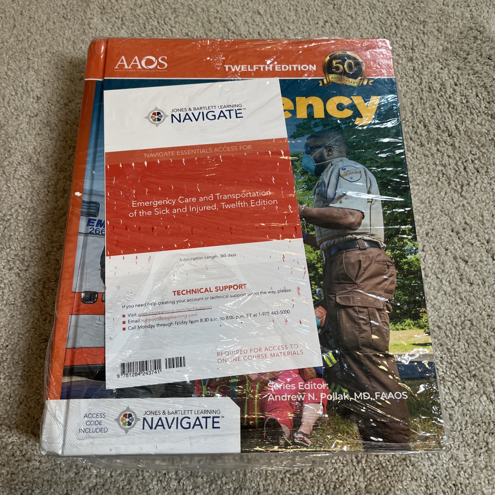 NEW AAOS Emergency Care And Transportation Of The Sick And Injured, 12th Edition