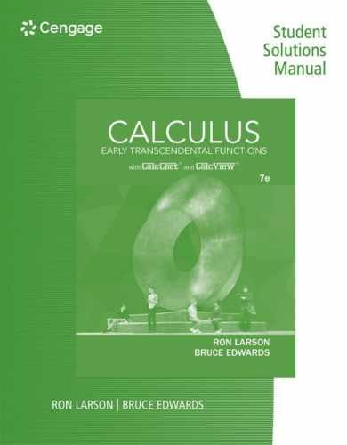 Student Solutions Manual for – Paperback, by Larson Ron; Edwards – Very Good