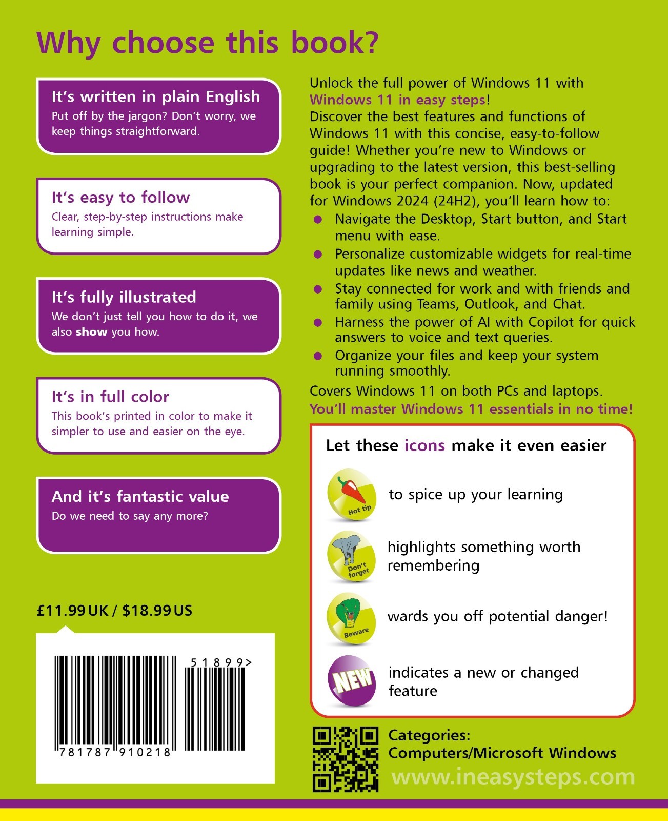 Windows 11 in easy steps, 2nd edition