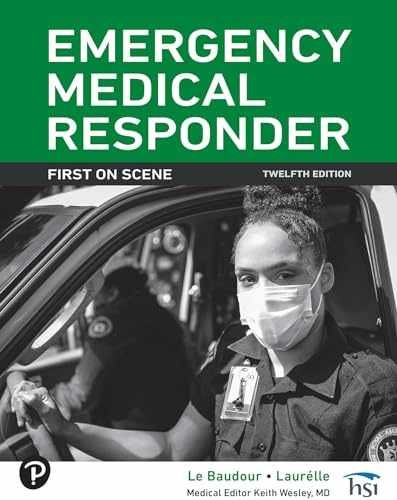 Emergency Medical Responder: First – Paperback, by Le Baudour Chris; – Very Good