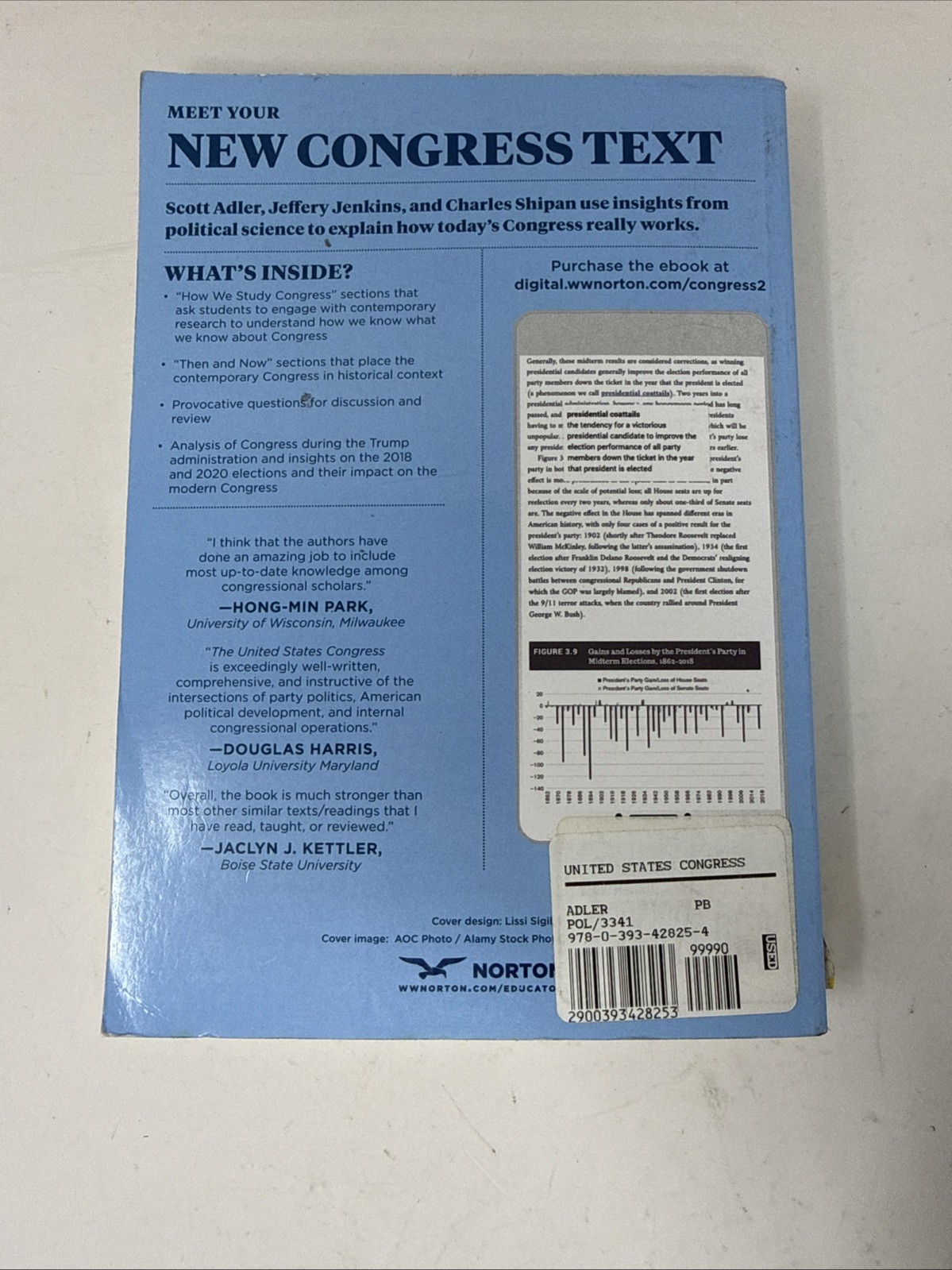 The United States Congress Second Edition by Adler (Paperback, 2021)