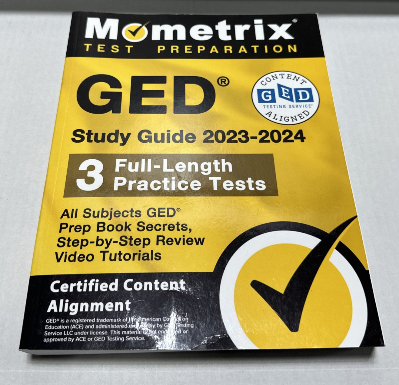 GED Study Guide Prep Book Secrets 2023-2024 All Subjects 3 Full Practice Tests