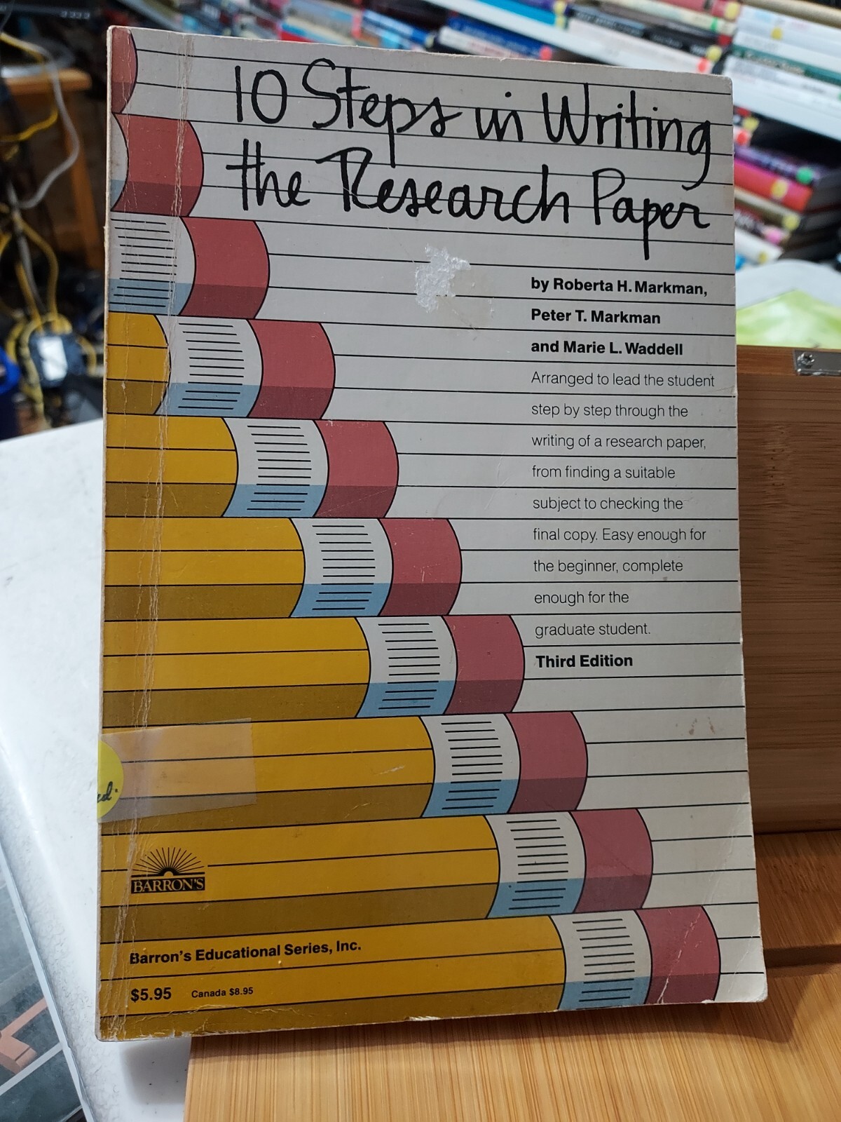 10 Steps in Writing the Research Paper 3rd ed. by Markman (1982,TPK) HZ15