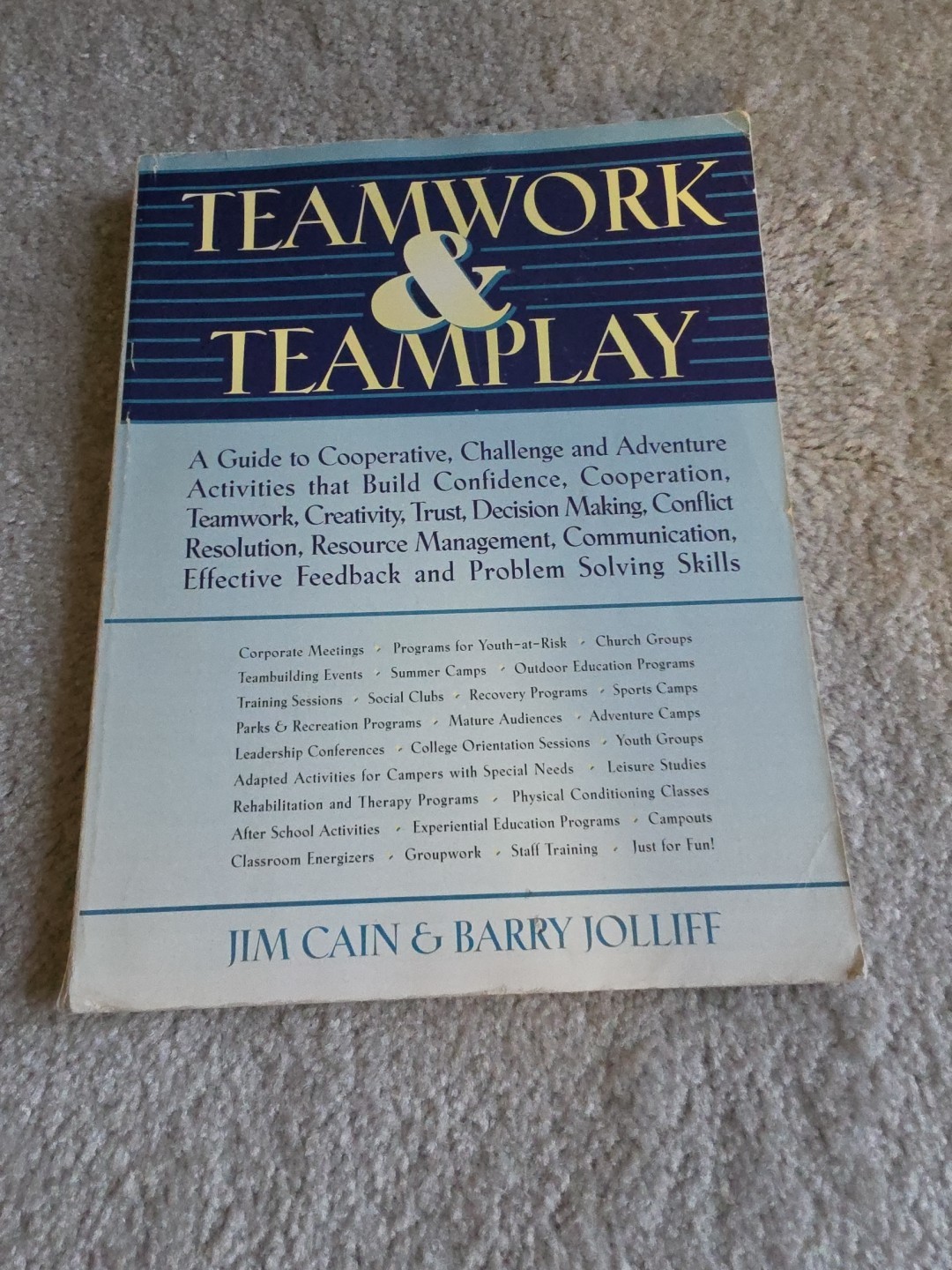 Teamwork and Teamplay – Jim CAIN BARRY JOLLIFF