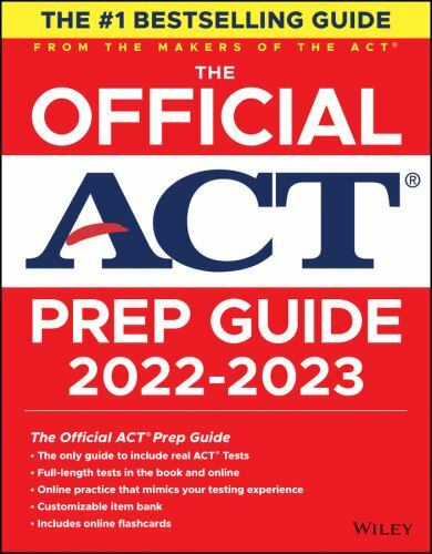 The Official ACT Prep Guide 2022-2023, (Book + Online Course) by ACT