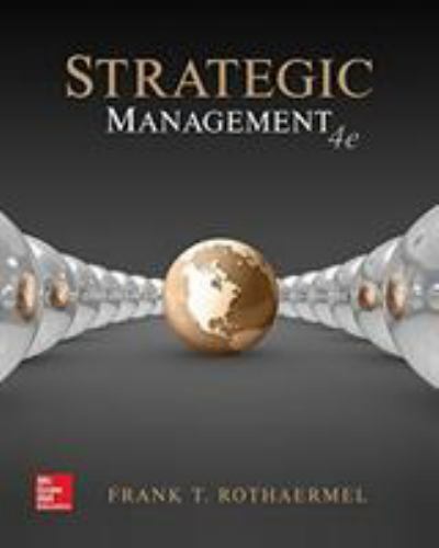 Strategic Management: Concepts by Frank Rothaermel (2018, Trade Paperback)