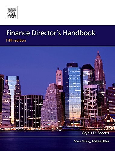 Finance Director’s Handbook by Glynis D. Morris Paperback / softback Book The