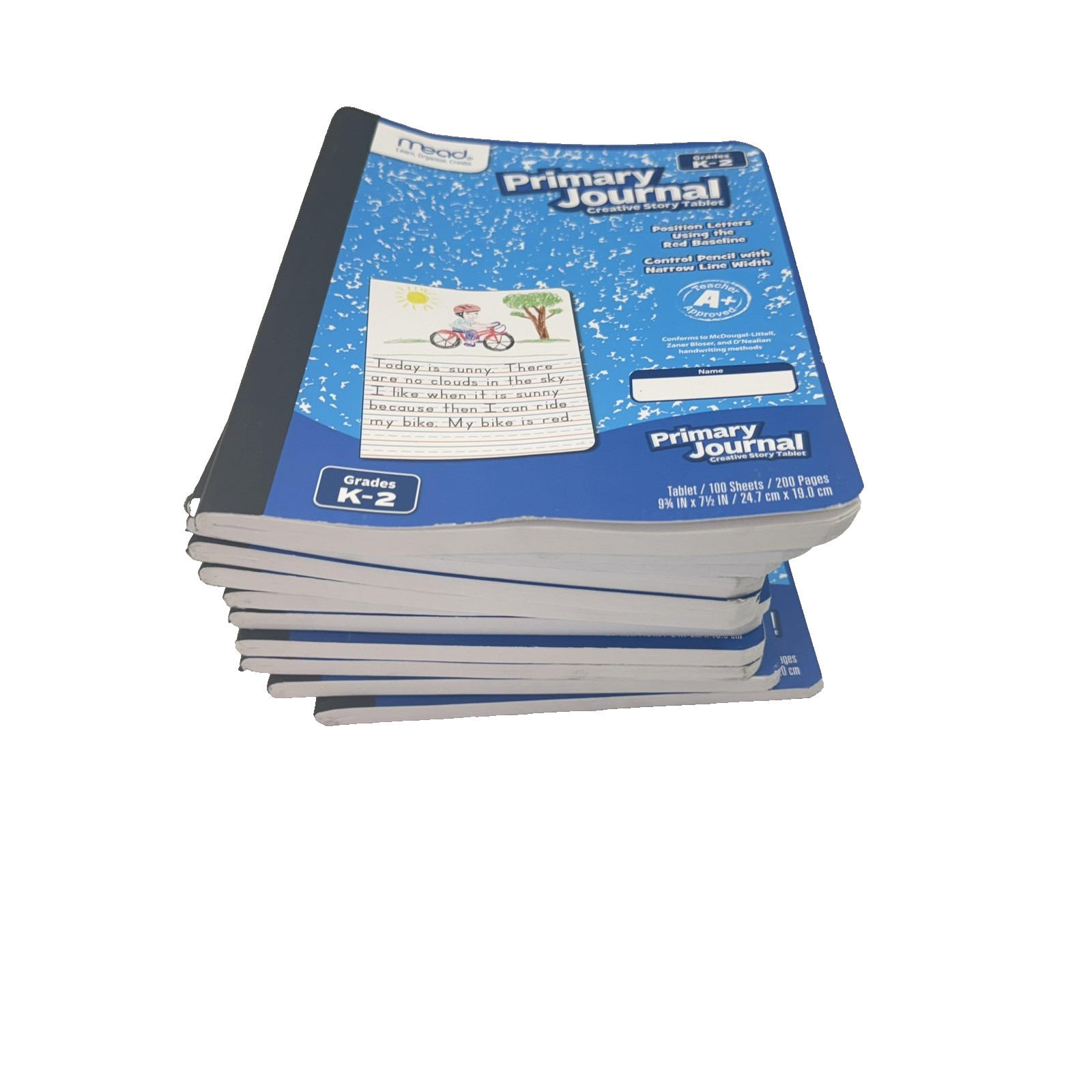 Lot of 12 Mead Primary Journal Creative Story Notebooks K-2 Grades 200 Pages