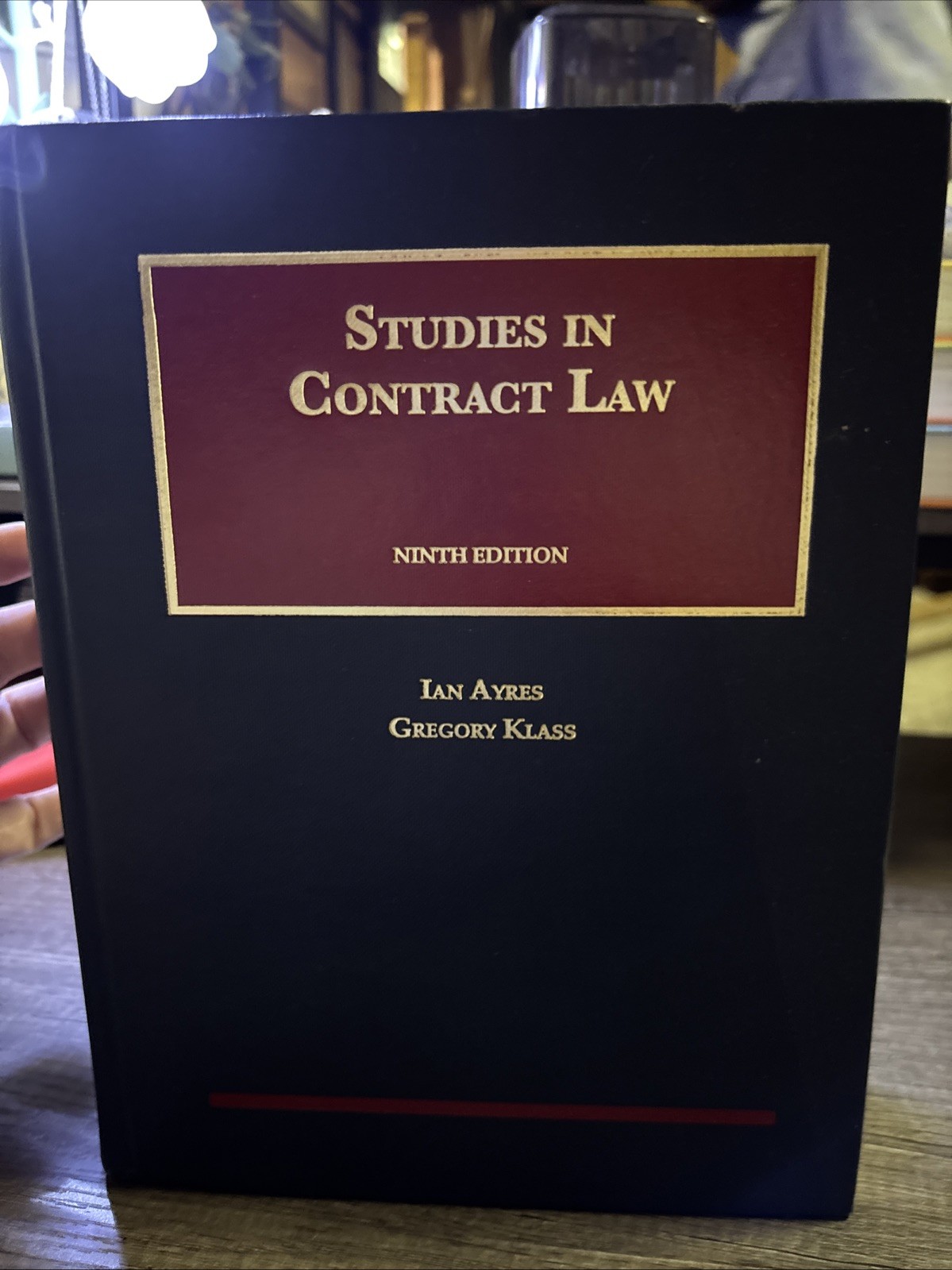 Studies in Contract Law – Ninth Edition (Ian Ayres and Gregory Klass)