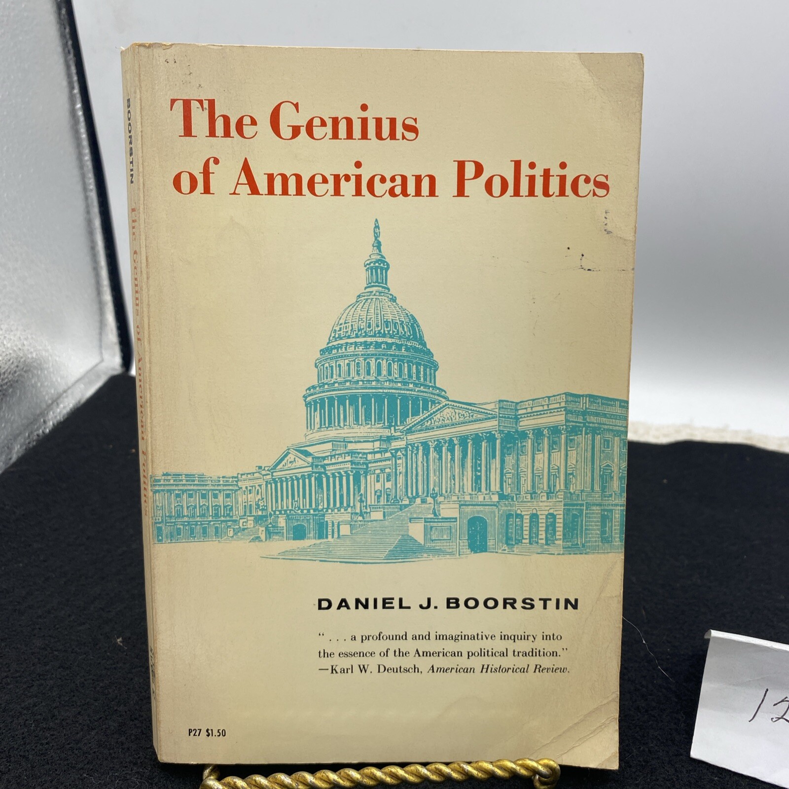 The Genius Of American Politics Book Daniel Boorstin 1953