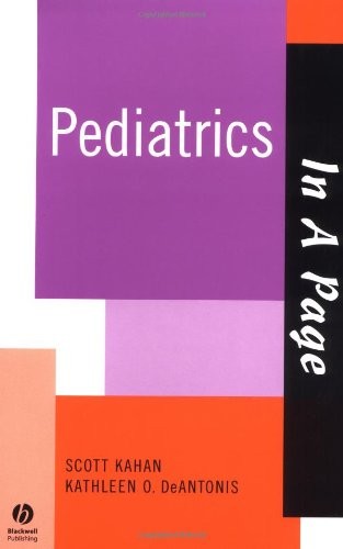In A Page Pediatrics By Scott Kahan,Kathleen Owens DeAntonis