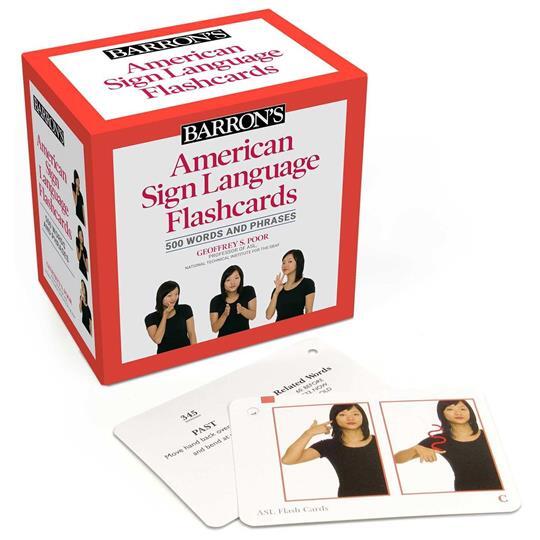 Barron’s ASL Flashcards (2nd edition): 500 Words & Phrases