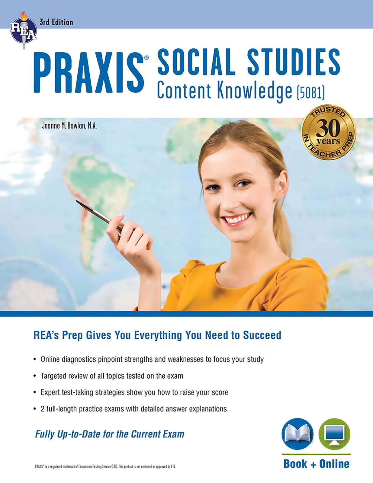 Praxis Social Studies Content Knowledge (5081): Book + Online (PRAXIS Teache…