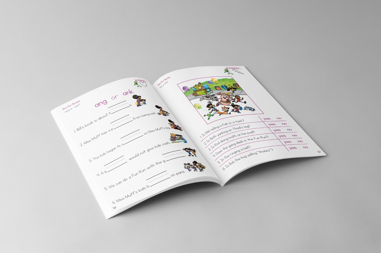 Whole Phonics Reading Curriculum Level 3 Unit 2 Workbook Decodable Books 4-6