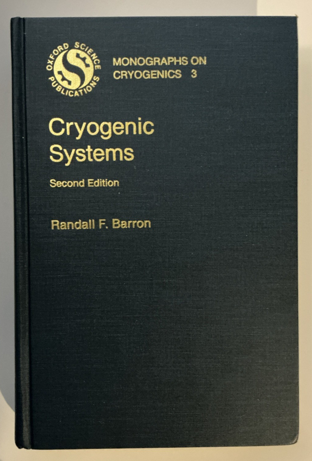 Cryogenic Systems Vintage 2nd Edition 1985 Hardcover-***ACCEPTABLE-READ NOTES***