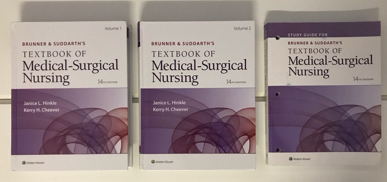 Brunner & Suddarth’s Textbook of Medical-Surgical Nursing 14th Edi, Volume 1 & 2