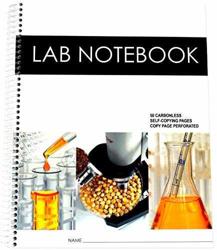 Chemistry Lab Notebook with Carbonless Copy Pages 75 – Paperback – Very Good