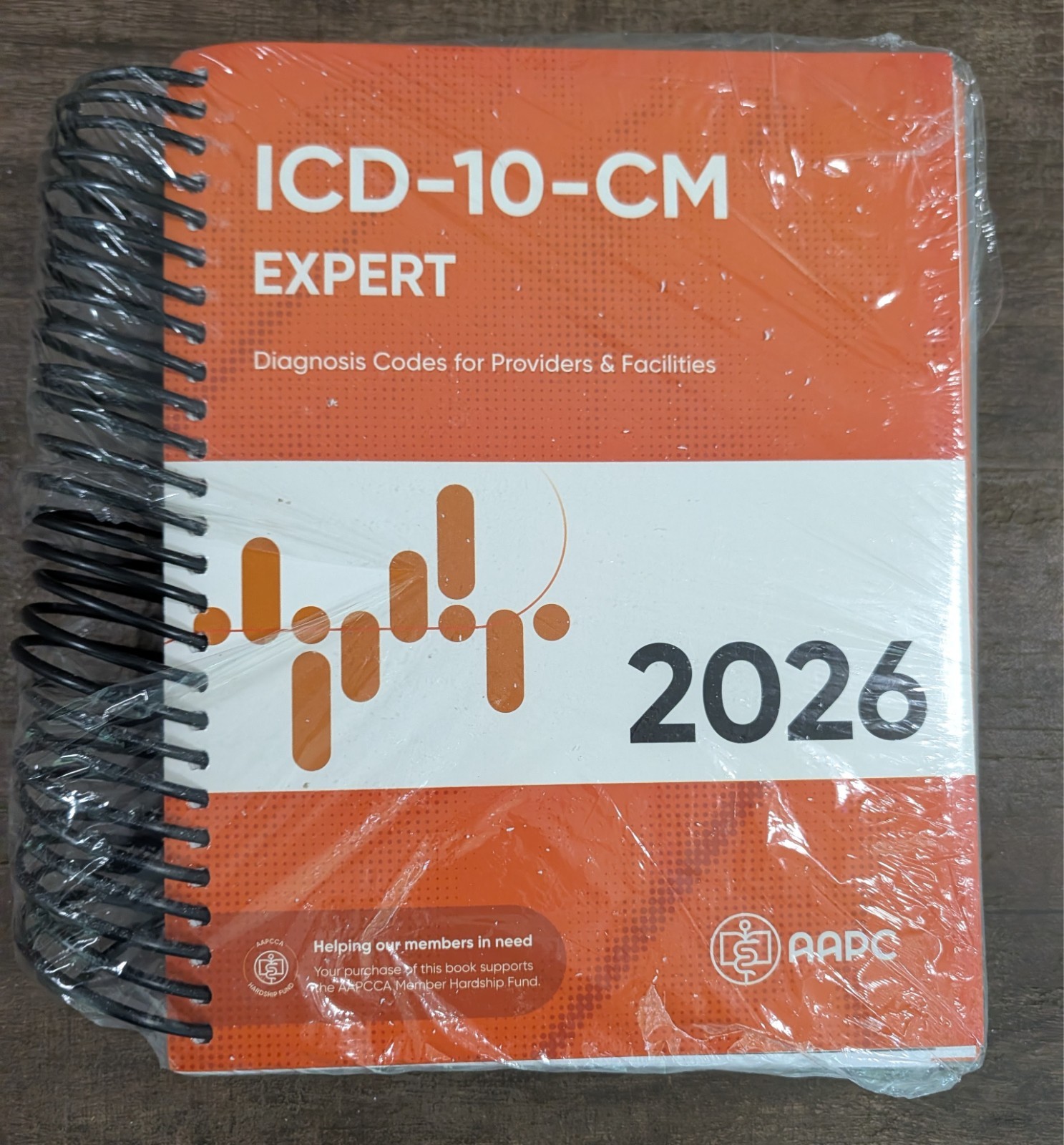 AAPC ICD-10-CM Expert 2026 Spiral New/Wrapped ISBN 979-8-89258-098-4