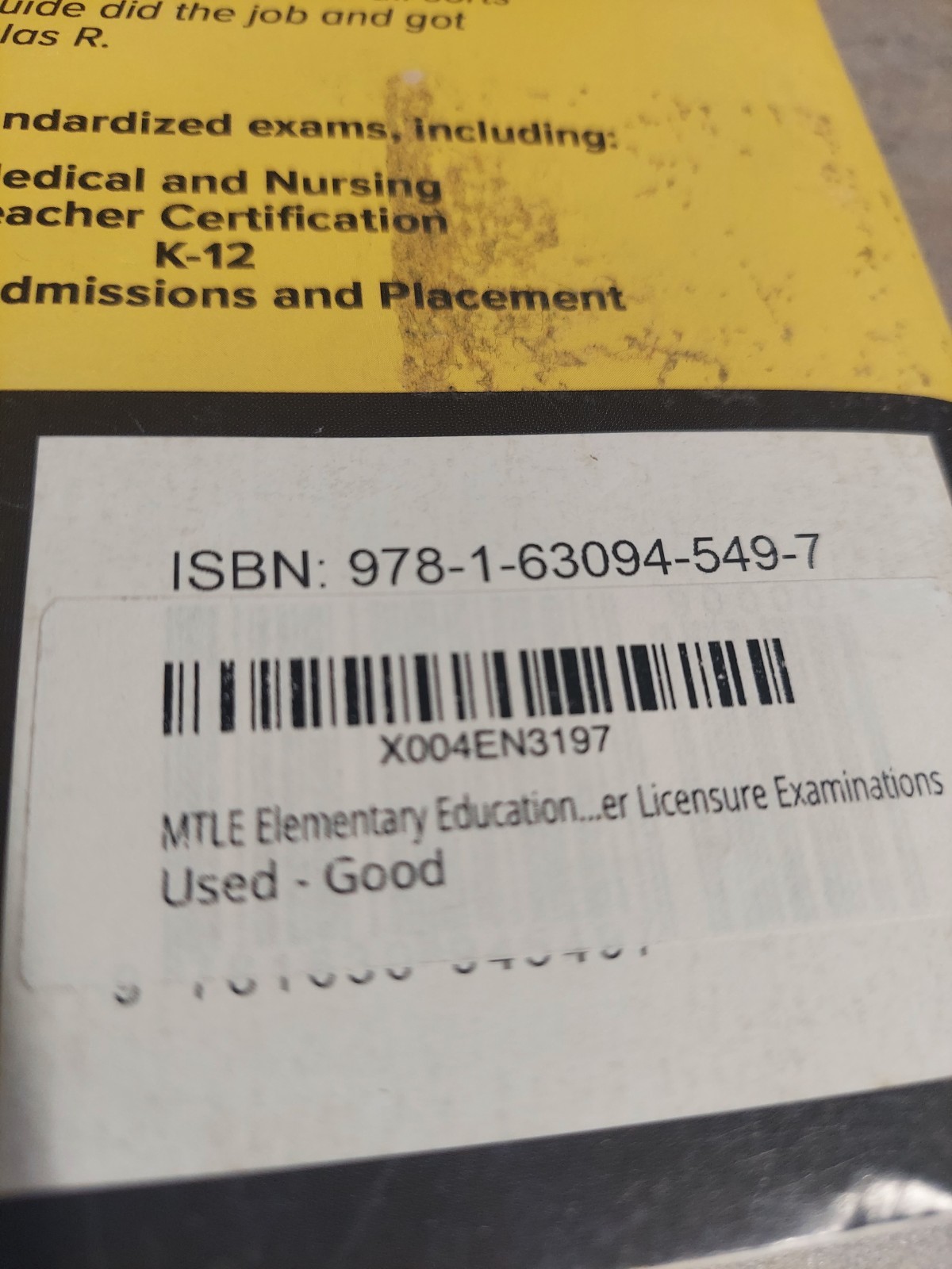 MTLE Elementary Education Secrets Study Guide: MTLE Test Review . GOOD