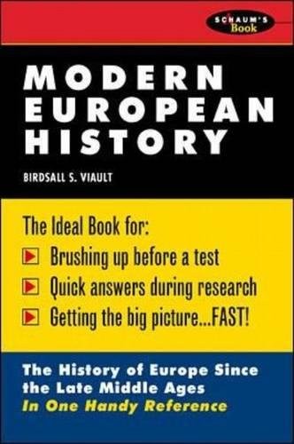 MODERN EUROPEAN HISTORY By Birdsall S. Viault **BRAND NEW**