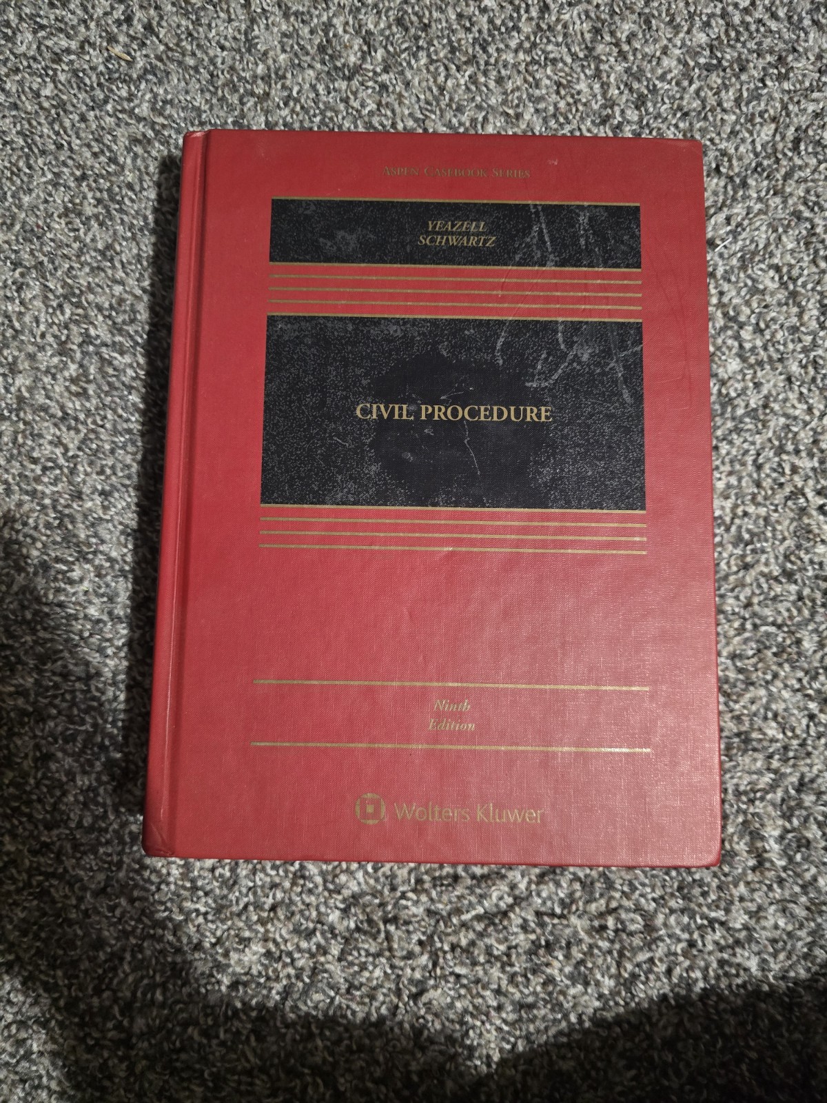 Aspen Casebook Ser.: Civil Procedure Ninth Edition By Yeazell And Schwartz