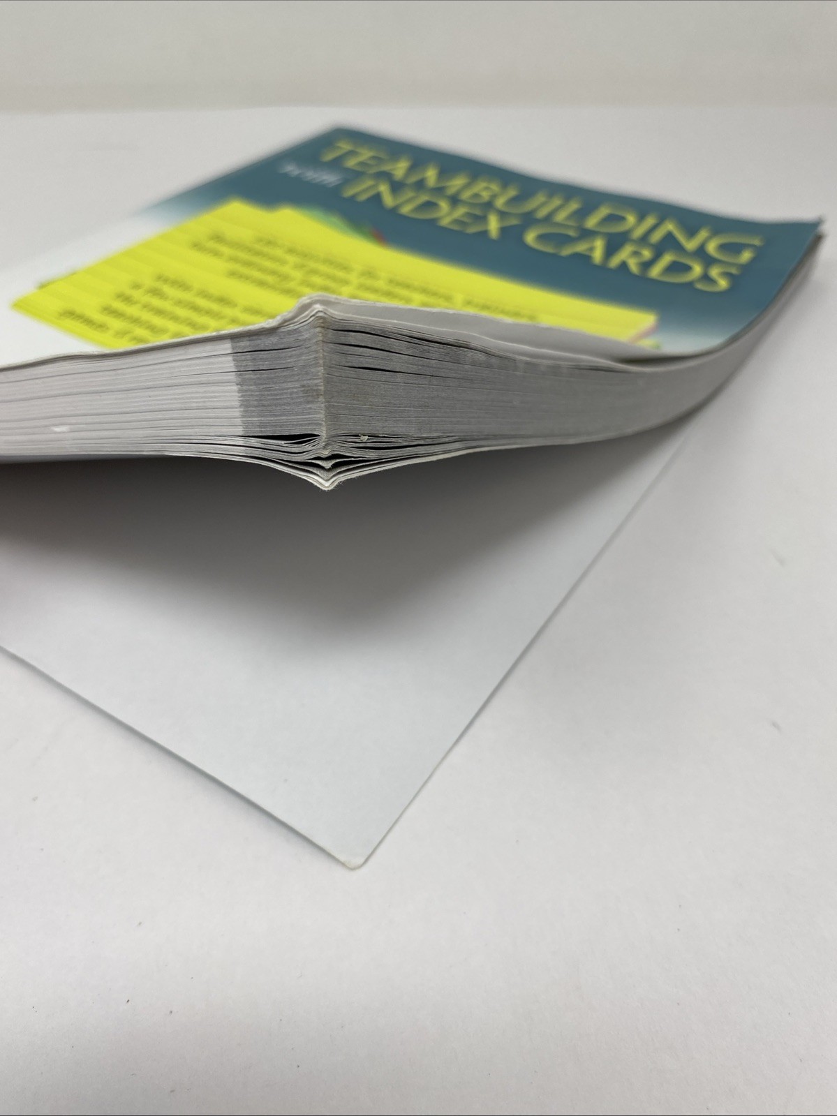 Teambuilding with Index Cards by James Cain (2019, Trade Paperback)