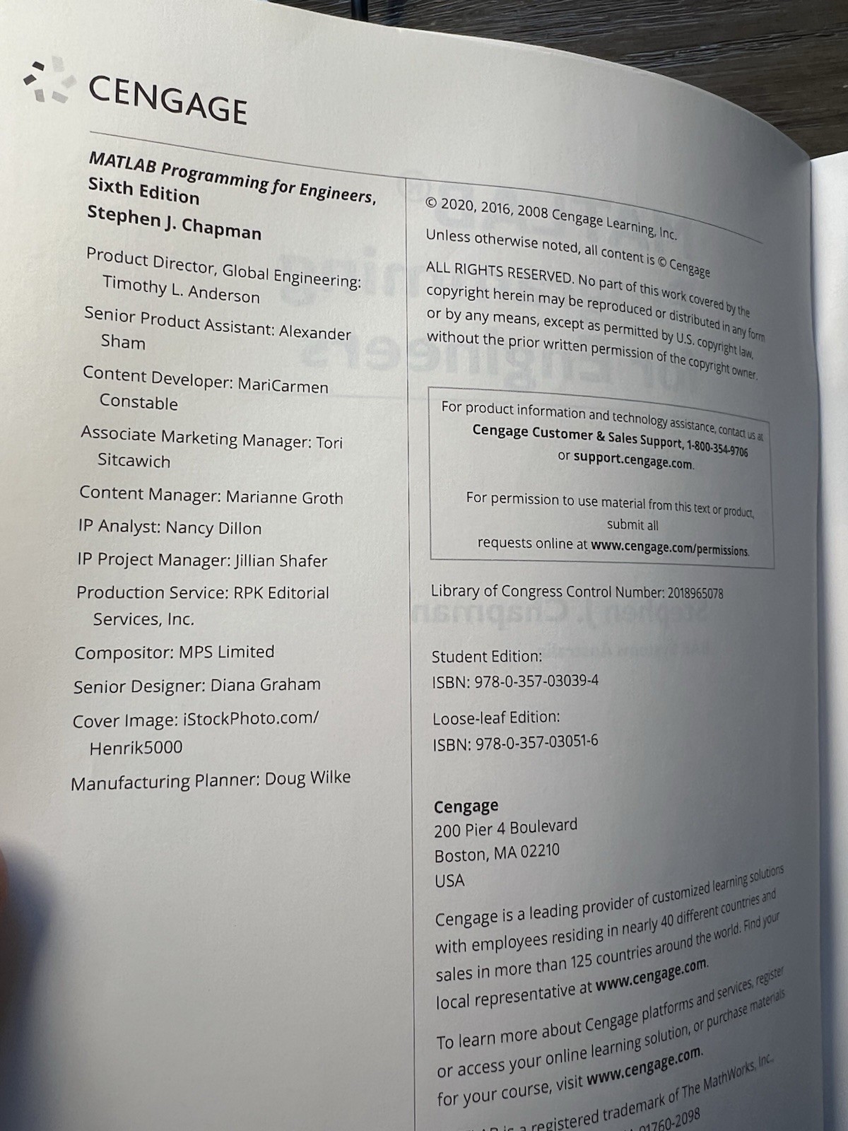 Mindtap Course List Ser.: MATLAB Programming for Engineers by Stephen J. Chapman