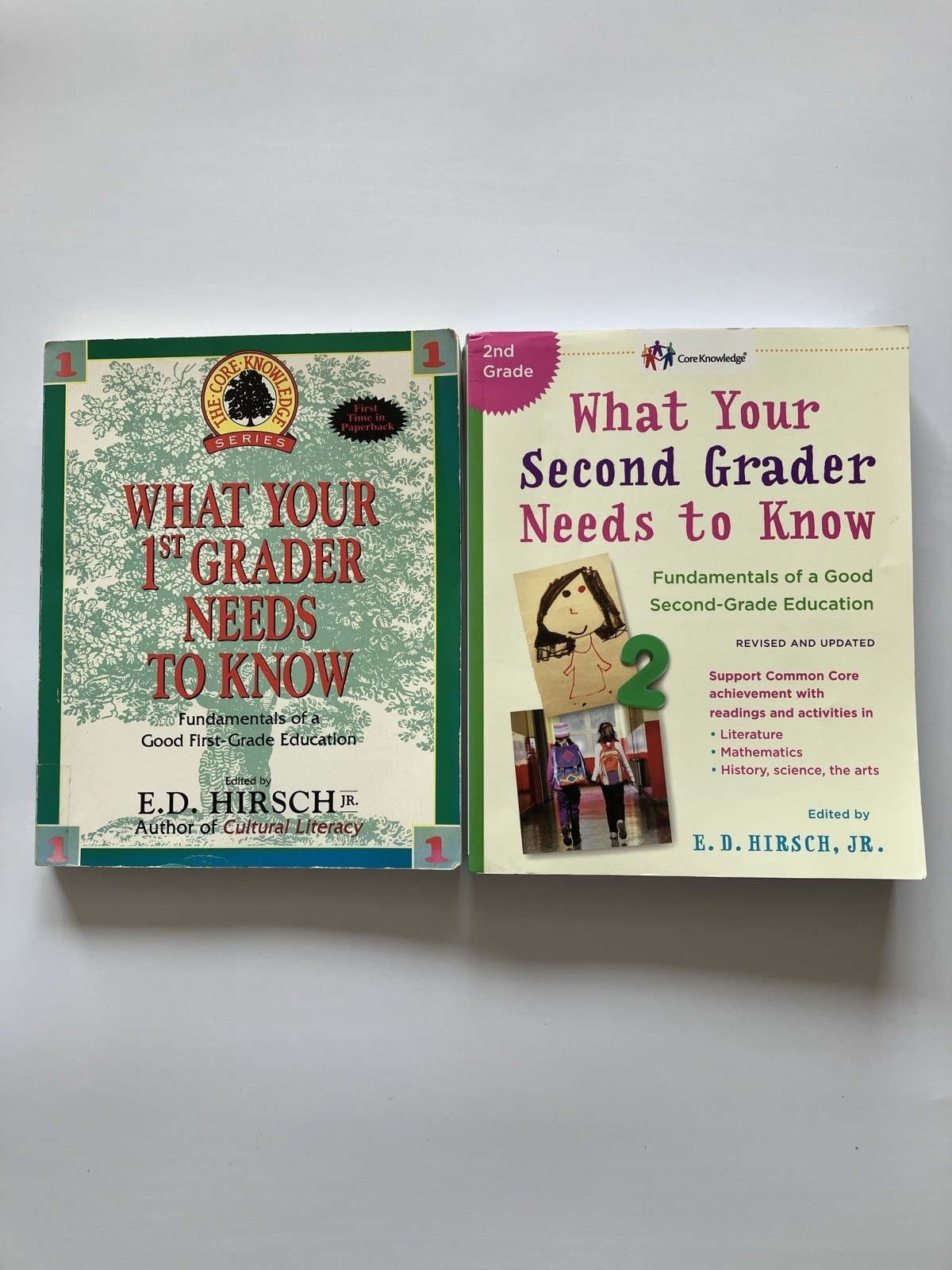 Core Knowledge What Your 1st & 2nd Grader Needs to Know E.D. Hirsch Book Lot