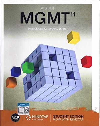 MGMT (MindTap Course List) – Paperback, by Williams Chuck – Acceptable