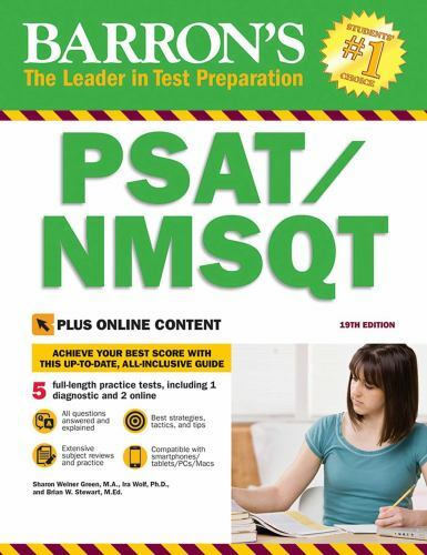 Barron’s Test Prep Ser.: PSAT/NMSQT with Online Tests by Sharon Weiner Green,…