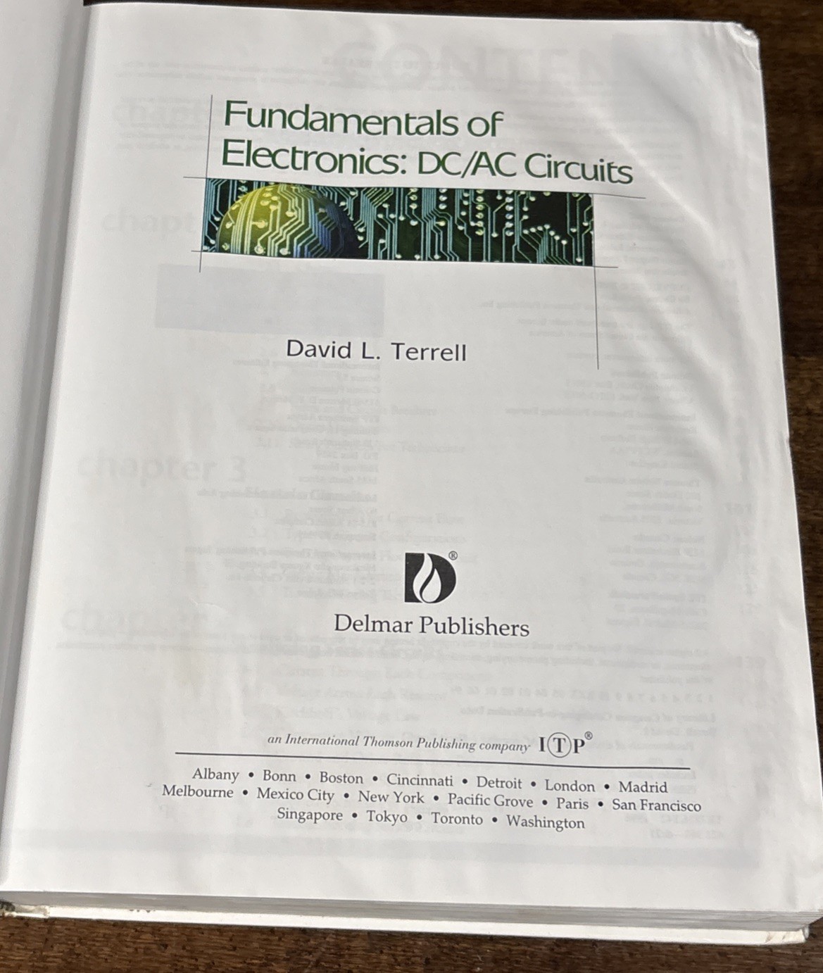 Fundamentals of Electronics: DC/AC (Both) Circuits D. Terrell 1998 HB Textbook