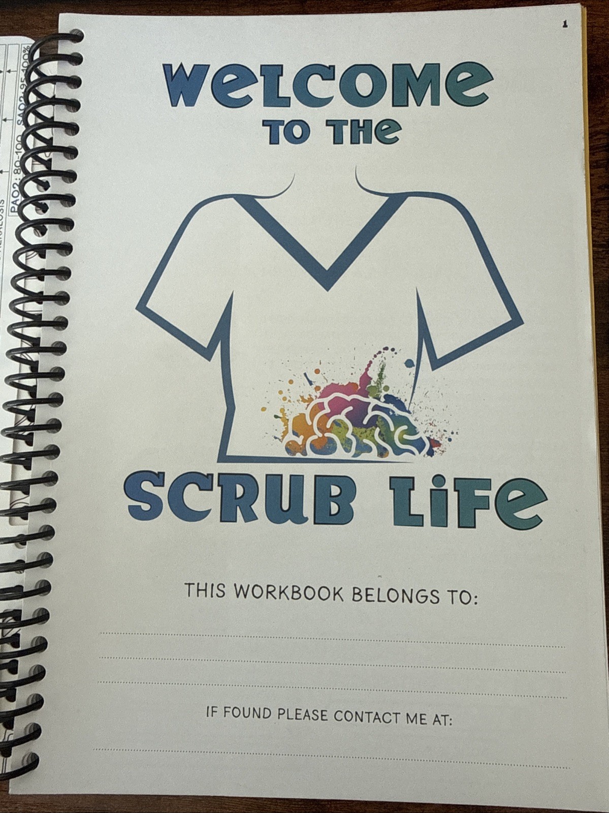 RekMed’s workbook for nurses, containing over 270 pages of educational content