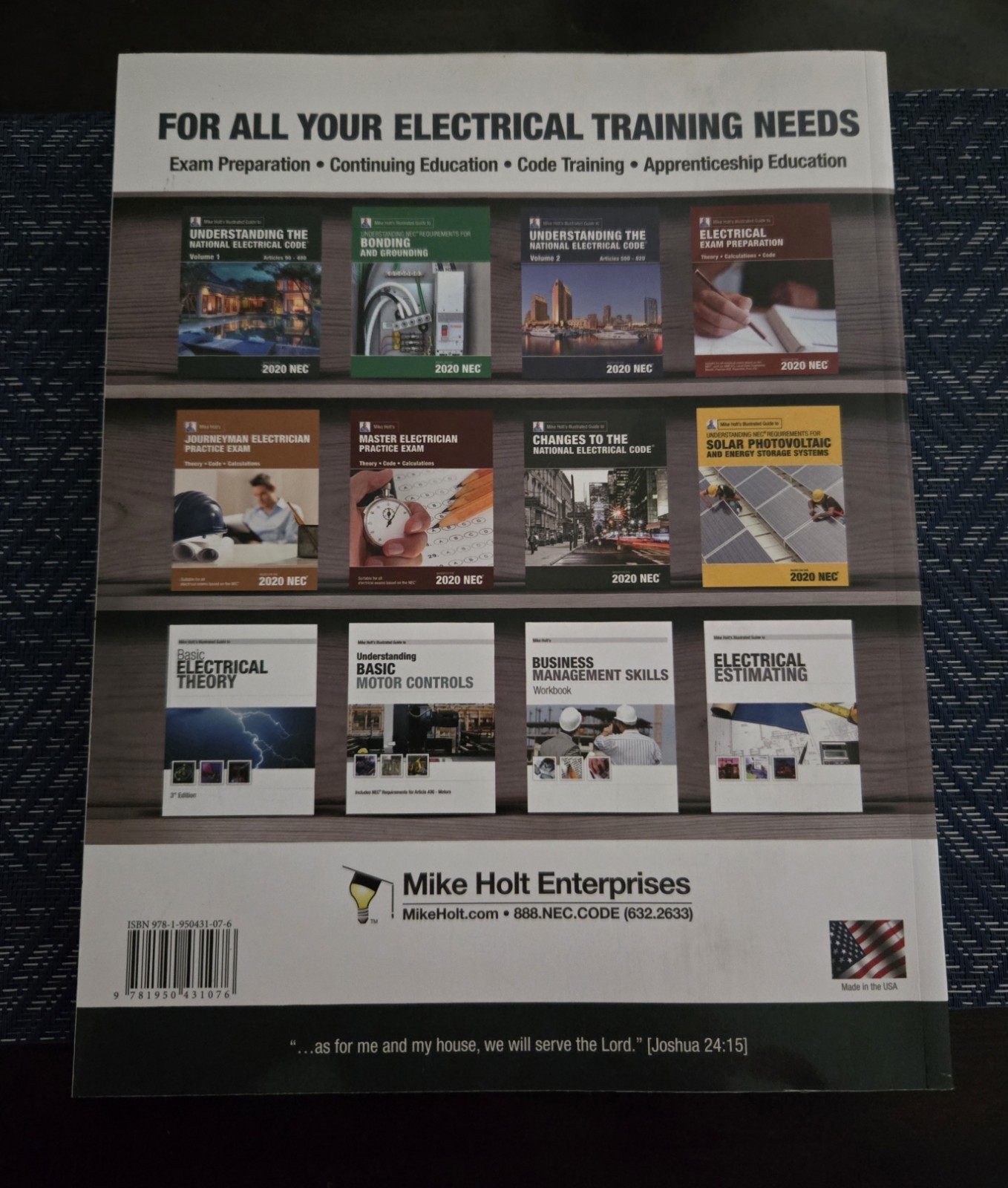 Mike Holt Illustrated Guide National Electrical Code Vol 1 90-480 2020