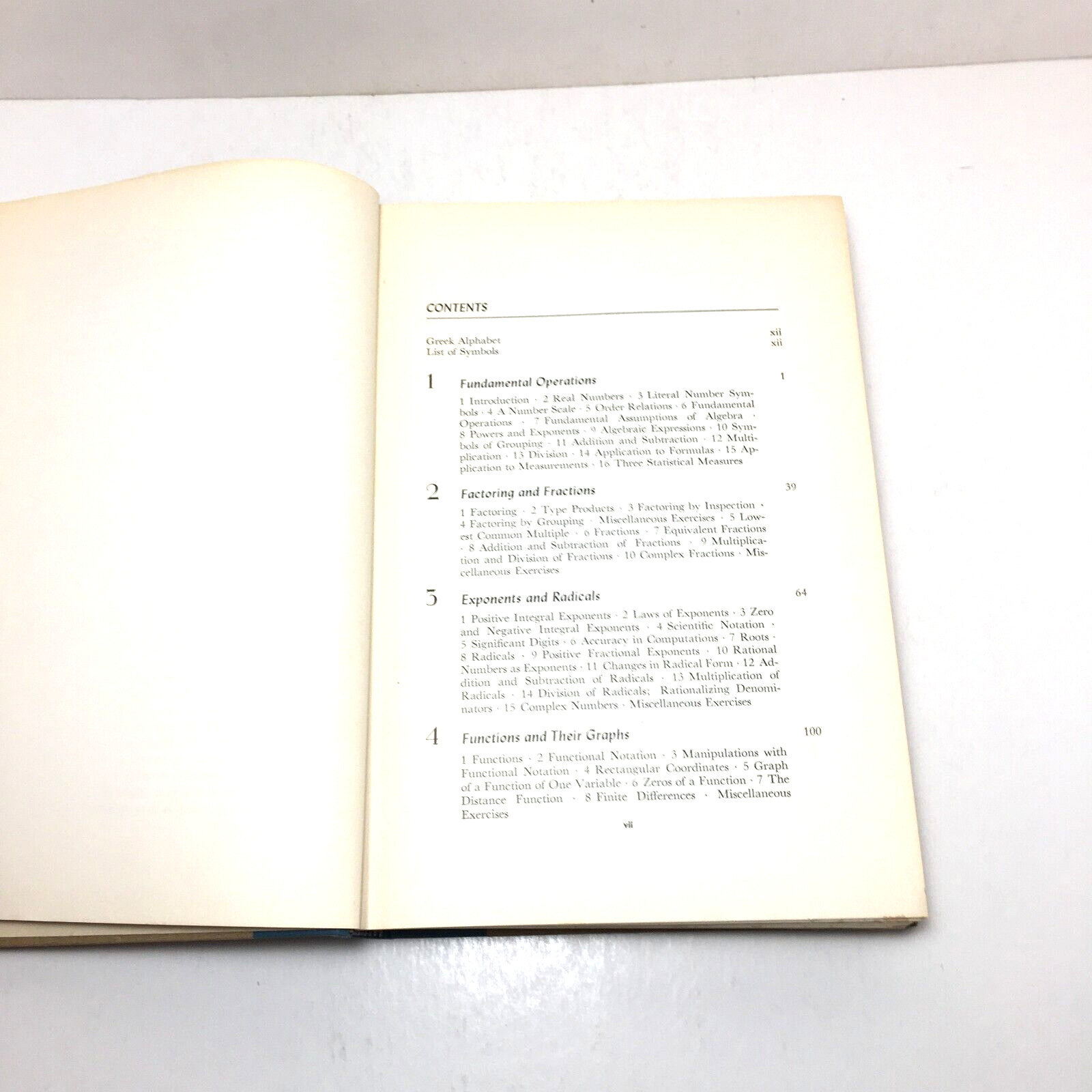 College Algebra by Rosenbach, Whitman, Meserve – 1958 hardcover book