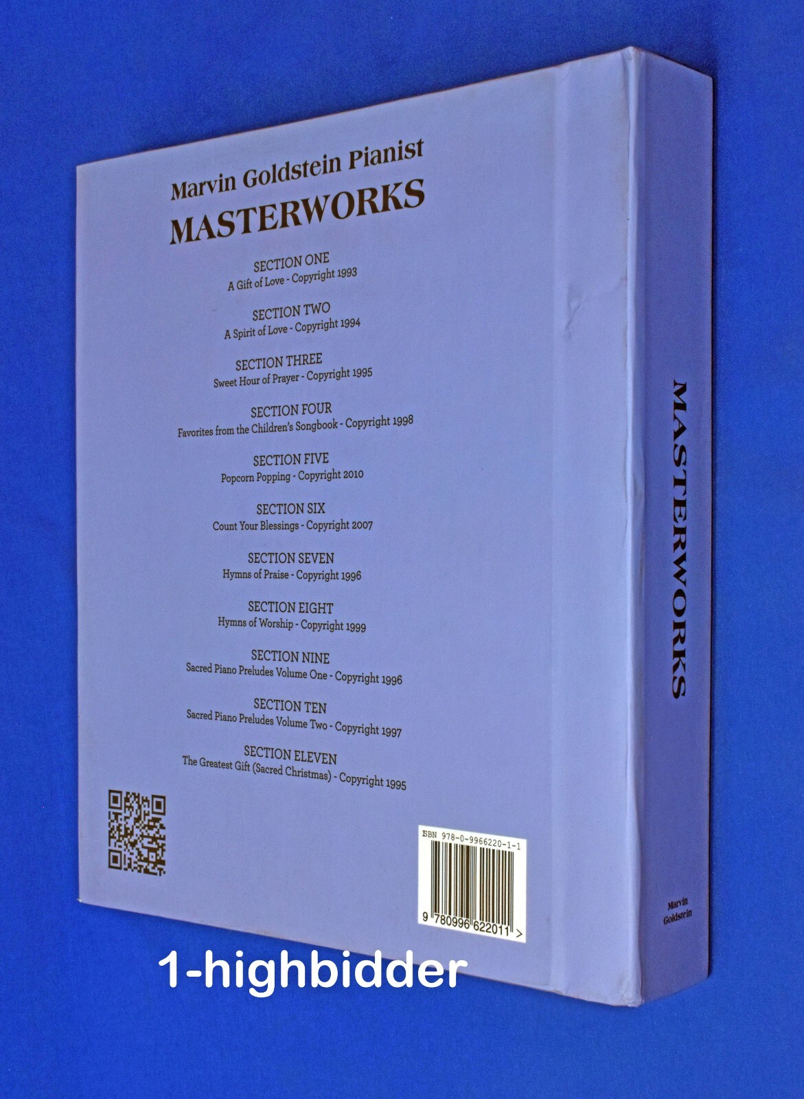 Masterworks: Marvin Goldstein Pianist Spiral-Bound 11 Songbooks in One! LDS